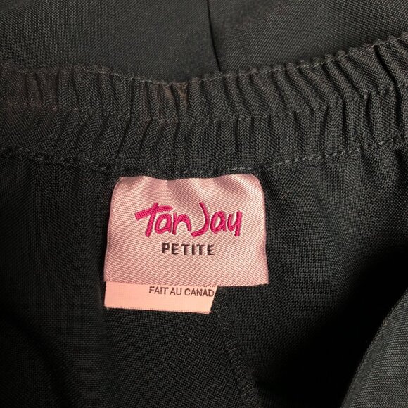 Tan Jay Petite Skirt Womens Size 14 Hunter Green Straight Vintage Classic Office - Picture 5 of 6